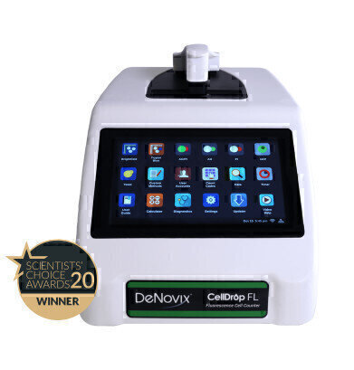 DeNovix CellDrop™自动细胞计数赢得最佳新生命科学产品奖